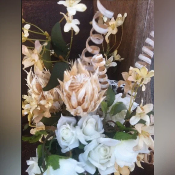 Coastal Basket Vase Handmade by me - Picture 5 of 5